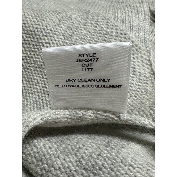 Brochu Walker Sweater Womens XS Aimi Crossback Looker Argent Grey Wool Cashmere - Picture 8 of 11